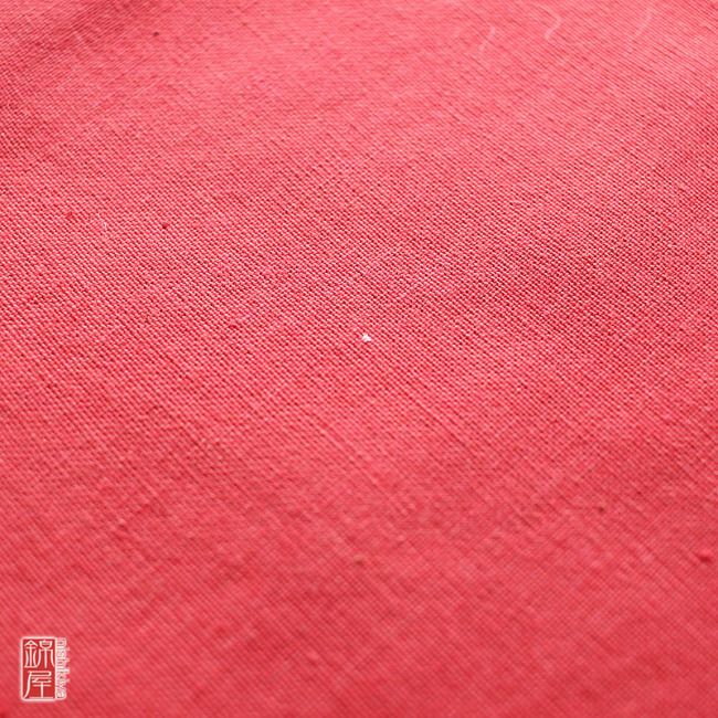 花瓶敷き　良品 赤・朱地に花柄・縞柄・線柄_画像4