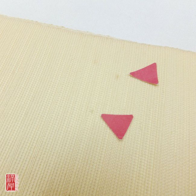 正絹　紬　名古屋帯　太鼓柄_画像8