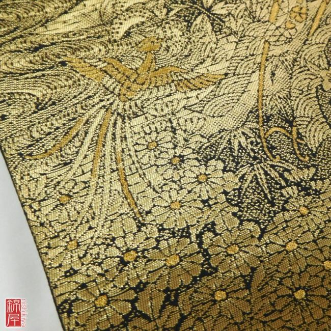 正絹　袋帯　太鼓柄　良品_画像3