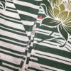 女性用 浴衣 綿・麻混紡 緑・うぐいす色地に縞柄・線柄・花柄_画像8