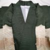 七五三 五歳 男の子 羽織・着物セット 化繊 緑・うぐいす色地に古典柄_画像12