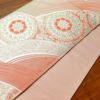 袋帯 六通柄 美品 フォーマル用 正絹 幾何学柄・抽象柄 ピンク_画像9