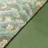 袋帯 六通柄 美品 フォーマル用 正絹 風景柄 緑・うぐいす色_画像13