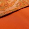 袋帯 六通柄 良品 一般用 正絹 幾何学柄・抽象柄 橙_画像11