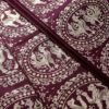 袋帯 六通柄 一般用 正絹 幾何学柄・抽象柄 紫・藤色_画像15
