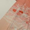 訪問着 正絹　金箔　刺繍　共八掛 花柄 袷仕立て ピンク_画像4