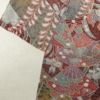 小紋 美品 総柄 正絹 古典柄 袷仕立て 小豆・エンジ_画像12