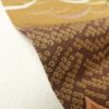 小紋 金彩 良品 正絹 古典柄 袷仕立て 黄・黄土色_画像10