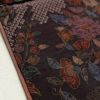 小紋 正絹 美品 総柄 古典柄 袷仕立て 紫・藤色_画像10