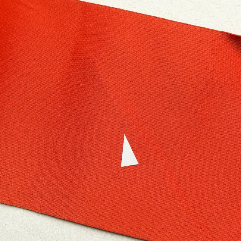 名古屋帯 太鼓柄 混紡 古典柄 名古屋仕立て 赤・朱_画像21