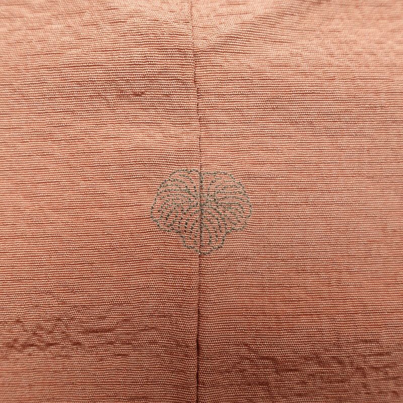 付け下げ 正絹 一つ紋付き 無地 袷仕立て ピンク_画像29