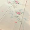 付け下げ 縮緬 正絹 花柄 袷仕立て ピンク_画像4