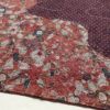付け下げ しつけ糸付き 正絹 古典柄 袷仕立て 紫・藤色_画像16