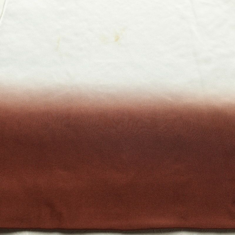 付け下げ しつけ糸付き 正絹 古典柄 袷仕立て 紫・藤色_画像32