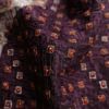 付け下げ しつけ糸付き 正絹 古典柄 袷仕立て 紫・藤色_画像34