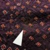 付け下げ しつけ糸付き 正絹 古典柄 袷仕立て 紫・藤色_画像36