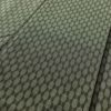 紬 しつけ糸付き 正絹 幾何学柄・抽象柄 袷仕立て 緑・うぐいす色_画像5