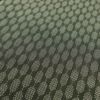 紬 しつけ糸付き 正絹 幾何学柄・抽象柄 袷仕立て 緑・うぐいす色_画像6