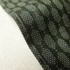 紬 しつけ糸付き 正絹 幾何学柄・抽象柄 袷仕立て 緑・うぐいす色_画像11