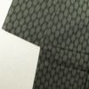 紬 しつけ糸付き 正絹 幾何学柄・抽象柄 袷仕立て 緑・うぐいす色_画像12