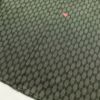 紬 しつけ糸付き 正絹 幾何学柄・抽象柄 袷仕立て 緑・うぐいす色_画像32