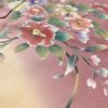 訪問着 正絹 共八掛 花柄 袷仕立て 紫・藤色_画像8