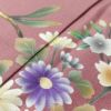 訪問着 正絹 共八掛 花柄 袷仕立て 紫・藤色_画像10