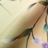 訪問着 正絹 共八掛 花柄 袷仕立て 紫・藤色_画像16