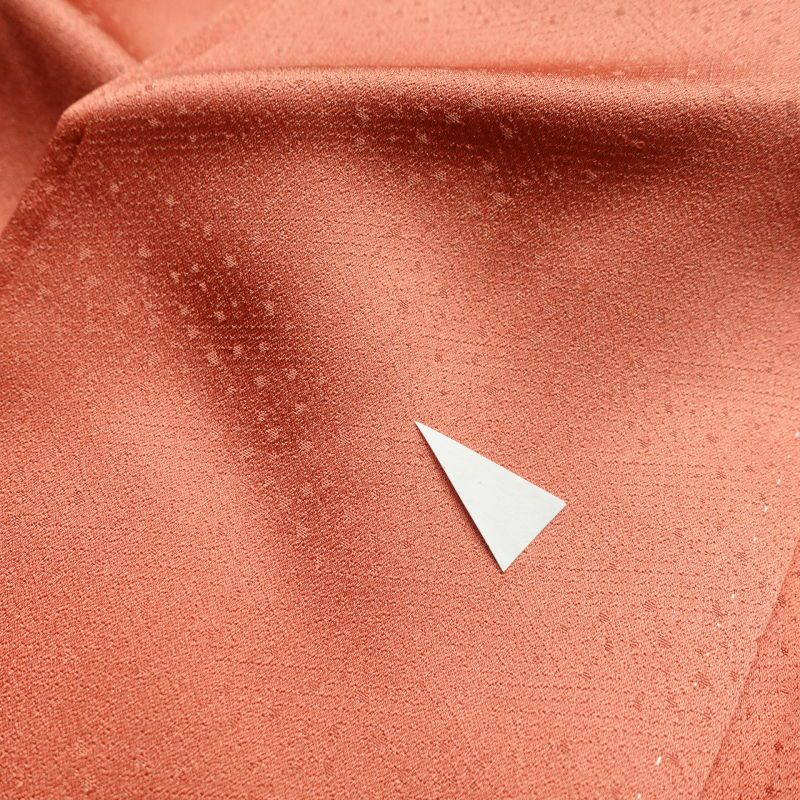 付け下げ 綸子 正絹 古典柄 袷仕立て ピンク_画像28