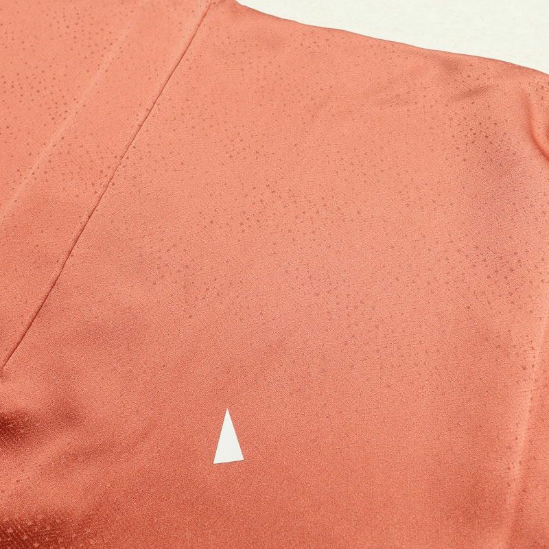 付け下げ 綸子 正絹 古典柄 袷仕立て ピンク_画像29