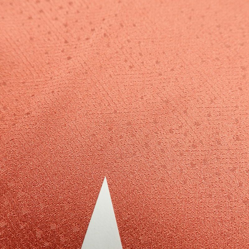 付け下げ 綸子 正絹 古典柄 袷仕立て ピンク_画像30