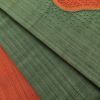 袋帯 相良刺繍 刺繍 紬 全通柄 良品 一般用 正絹 無地 緑・うぐいす色_画像31