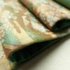 袋帯 奥の細道 松尾芭蕉 六通柄 フォーマル用 正絹 風景柄 緑・うぐいす色_画像30