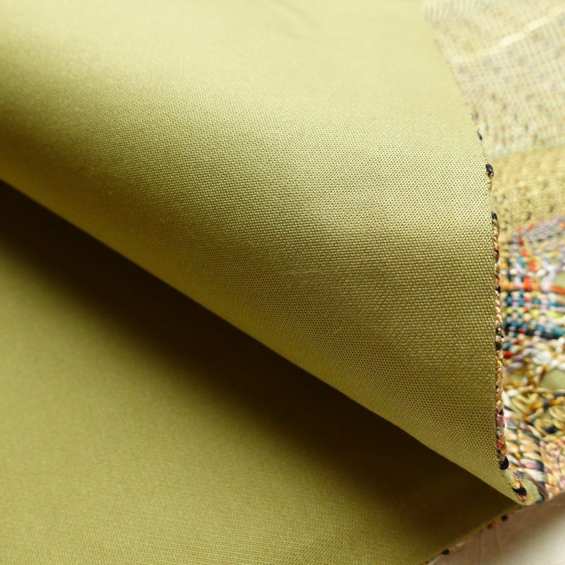 袋帯 全通柄 一般用 正絹 幾何学柄・抽象柄 緑・うぐいす色_画像19