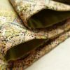 袋帯 全通柄 一般用 正絹 幾何学柄・抽象柄 緑・うぐいす色_画像37