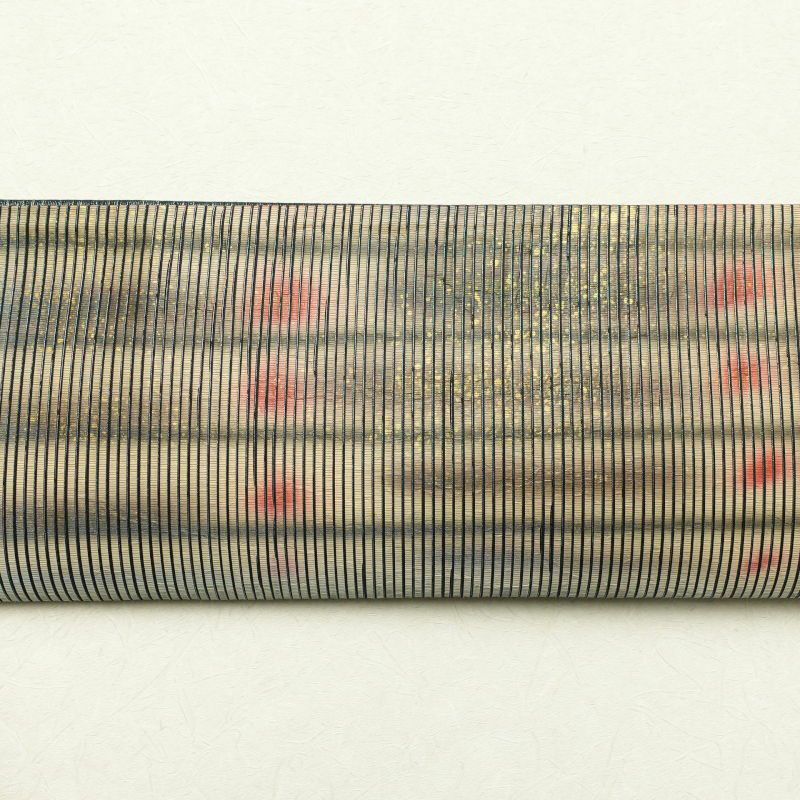 袋帯 六通柄 良品 フォーマル用 正絹 幾何学柄・抽象柄 グレー_画像20