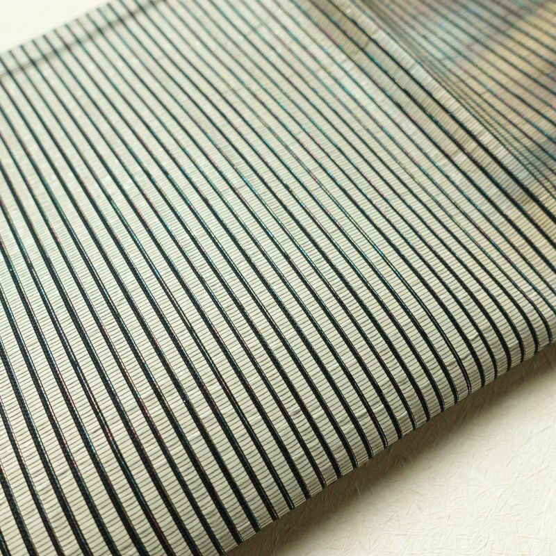 袋帯 六通柄 良品 フォーマル用 正絹 幾何学柄・抽象柄 グレー_画像23