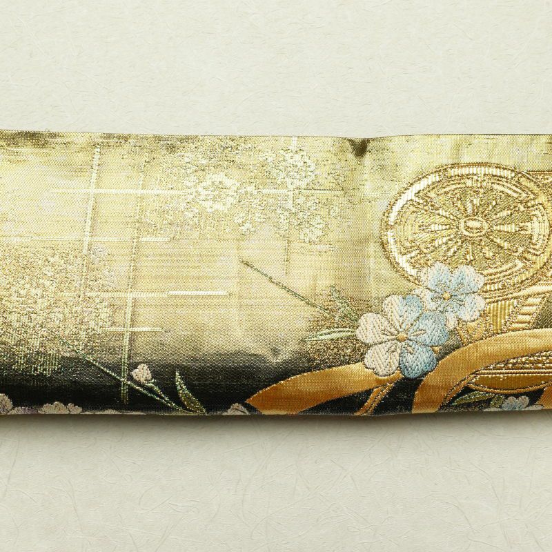 袋帯 六通柄 良品 フォーマル用 正絹 古典柄 黒_画像19