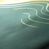 袋帯 太鼓柄 箔 フォーマル用 正絹 流水・波柄 緑・うぐいす色_画像11