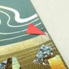 袋帯 太鼓柄 箔 フォーマル用 正絹 流水・波柄 緑・うぐいす色_画像15