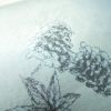 袋帯 太鼓柄 良品 一般用 正絹 木の葉・植物柄 青・紺_画像4
