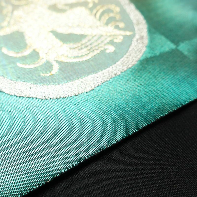 袋帯 六通柄 楼蘭箔 伝統工芸士 山野忠雄フォーマル用 正絹 幾何学柄・抽象柄 多色使い_画像16