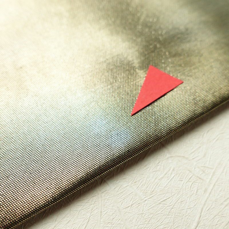 袋帯 六通柄 楼蘭箔 伝統工芸士 山野忠雄フォーマル用 正絹 幾何学柄・抽象柄 多色使い_画像19