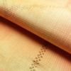紬 しつけ糸付き 正絹 亀甲柄 袷仕立て 橙_画像25