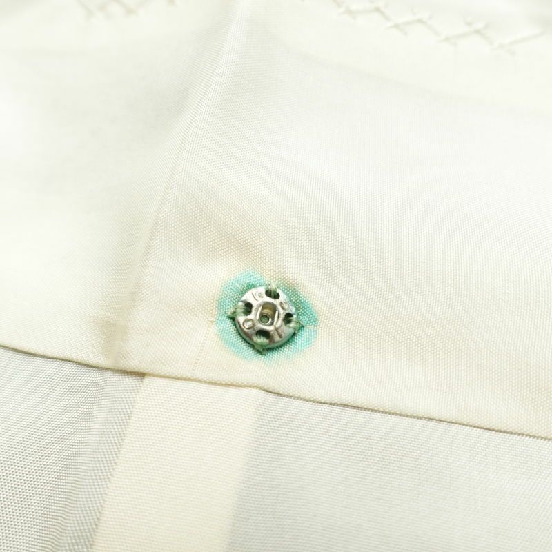 紬 正絹 花柄 幾何学柄・抽象柄 袷仕立て グレー_画像29