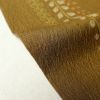 小紋 良品 正絹 木の葉・植物柄 袷仕立て 黄・黄土色_画像11