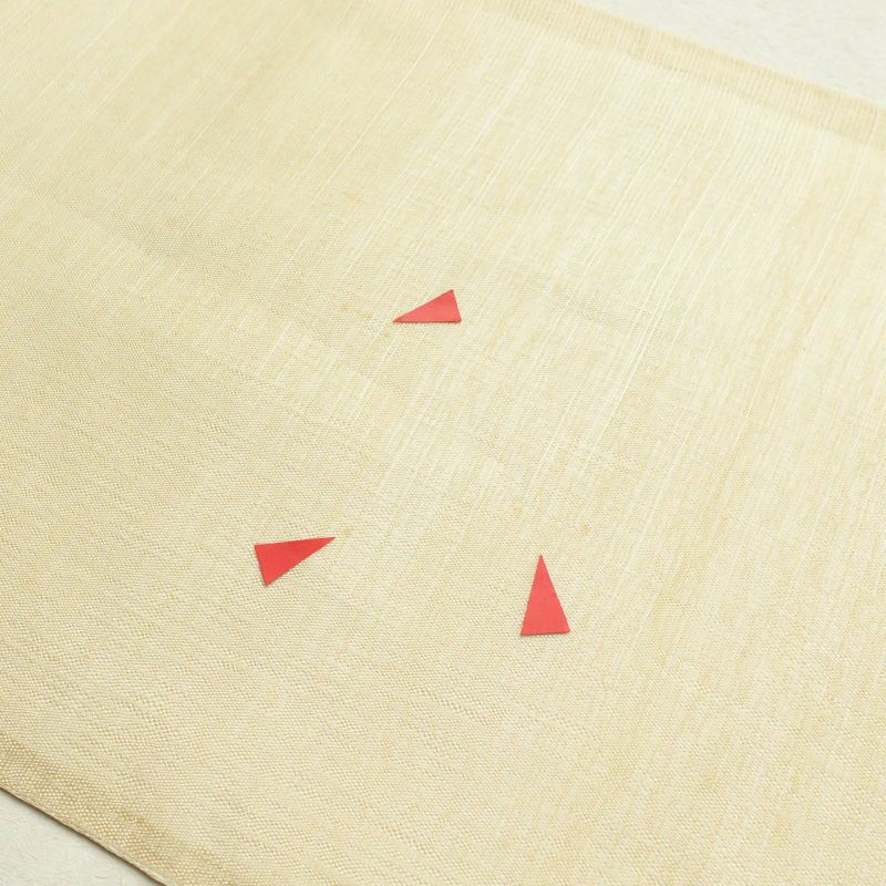 袋帯 六通柄 夏用 フォーマル用 混紡 幾何学柄・抽象柄 多色使い_画像30