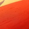名古屋帯 紬 六通柄 良品 正絹 幾何学柄・抽象柄 名古屋仕立て 赤・朱_画像8