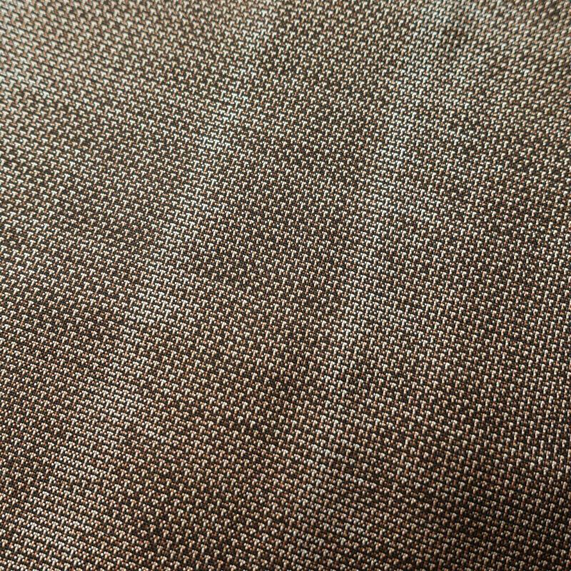 本場奄美大島紬 美品 純泥染 証紙あり 正絹 幾何学柄・抽象柄 袷仕立て 茶_画像7