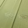 付け下げ スワトウ刺繍 正絹 古典柄 袷仕立て 緑・うぐいす色_画像5